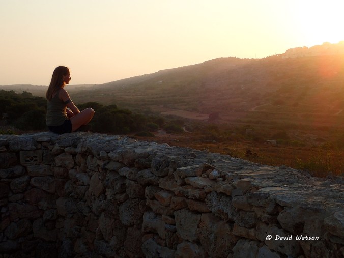 Meditating in Xemxija, Malta (2015)