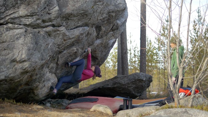 Ensimmäinen 7A-boulderini 42-vuotiaana