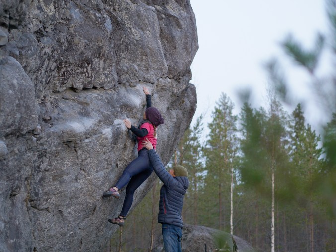 Elämä on pyyttonia (7B) - Jani työntää otteelle