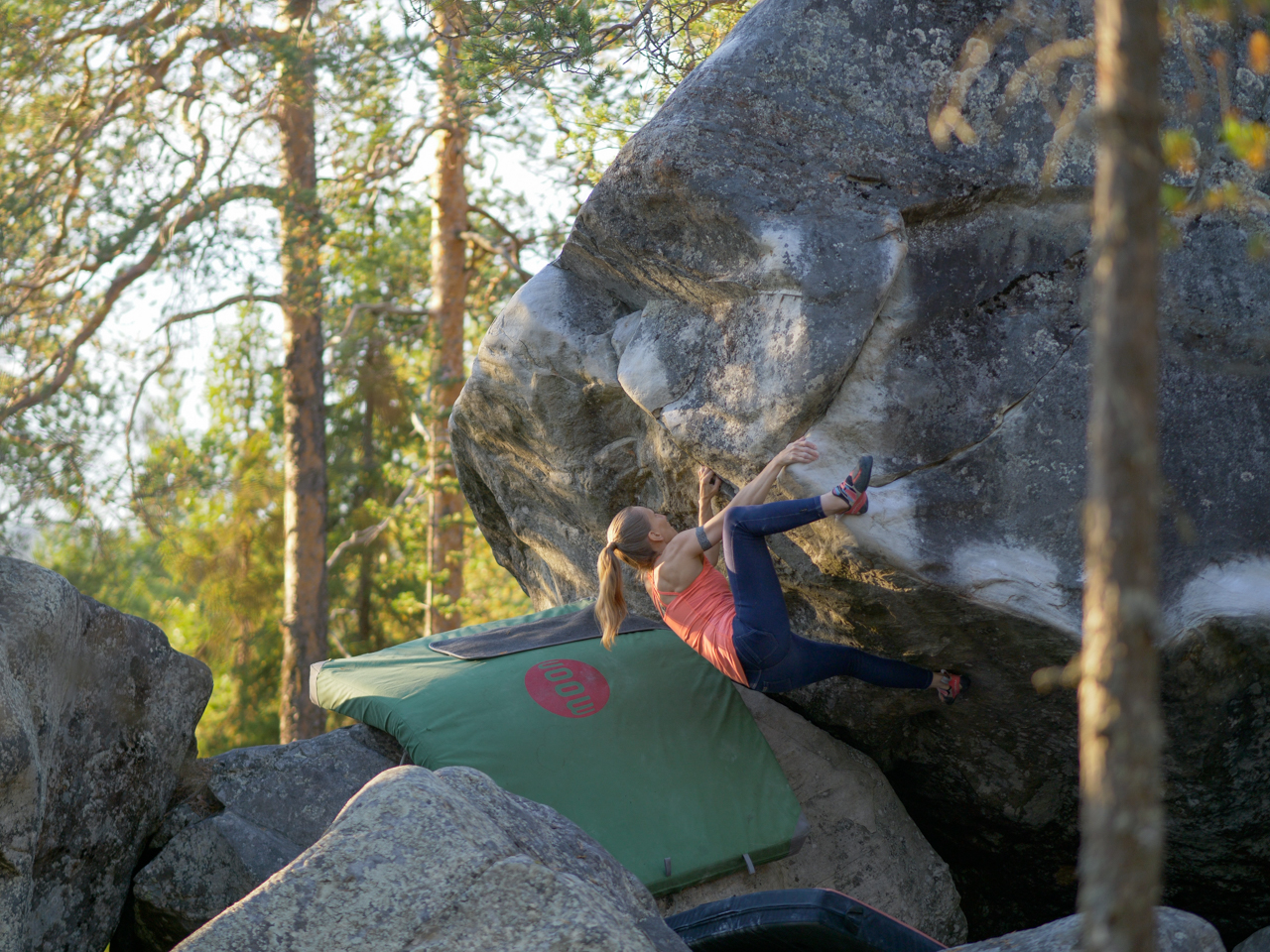 Kehon painopiste ja tukijalka huukissa