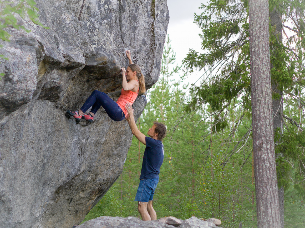 Viime ulkokiipeilykaudella huomasin selkeän nousun voimatasoissani